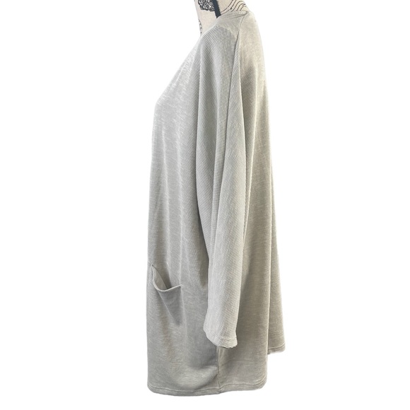 DONNI Ribbed Open Front Cardigan - Picture 3 of 6